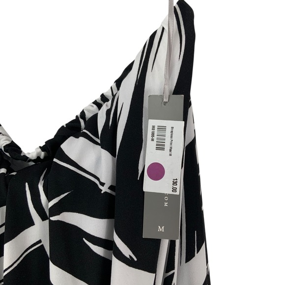 Last Tango Palm Leaf Print Maxi Dress Size M Strapless Poly Spandex Boho NWT - Picture 7 of 10